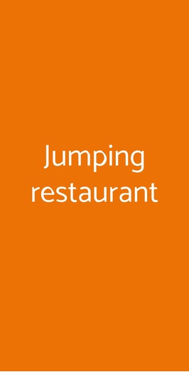 Jumping Restaurant, Milano