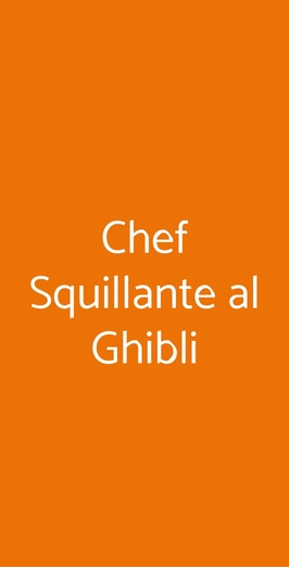 Chef Squillante Al Ghibli, Sorrento