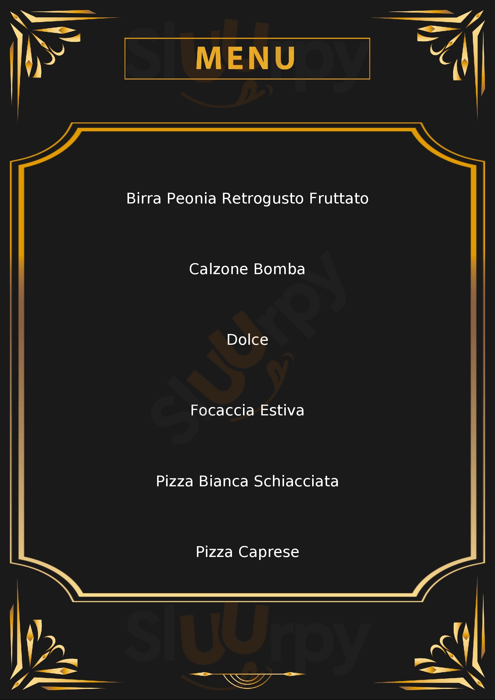 Trattoria Pizzeria Timoline Da Paolo Corte Franca menù 1 pagina