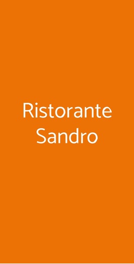 Ristorante Sandro