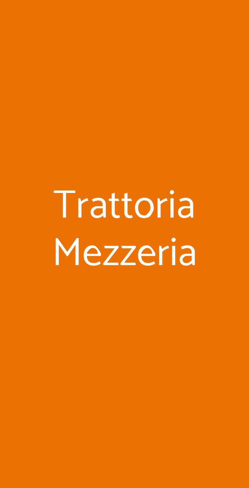 Trattoria Mezzeria Brescia menù 1 pagina