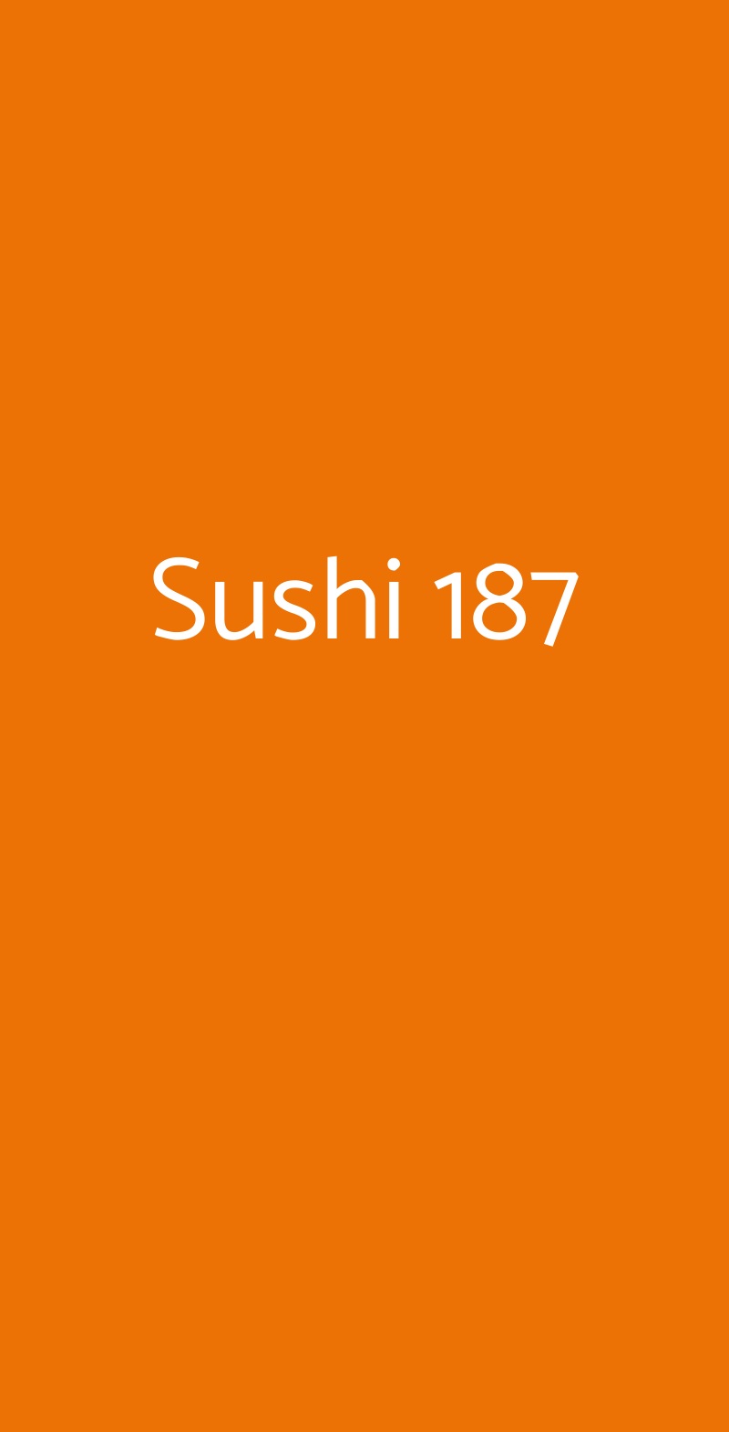 Sushi umi  Milano menù 1 pagina