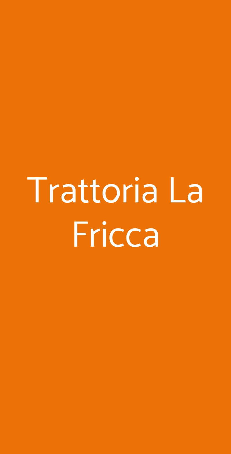 Trattoria La Fricca Bergamo menù 1 pagina