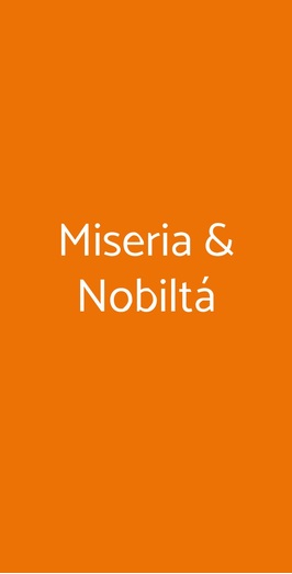 Miseria & Nobiltá, Urgnano