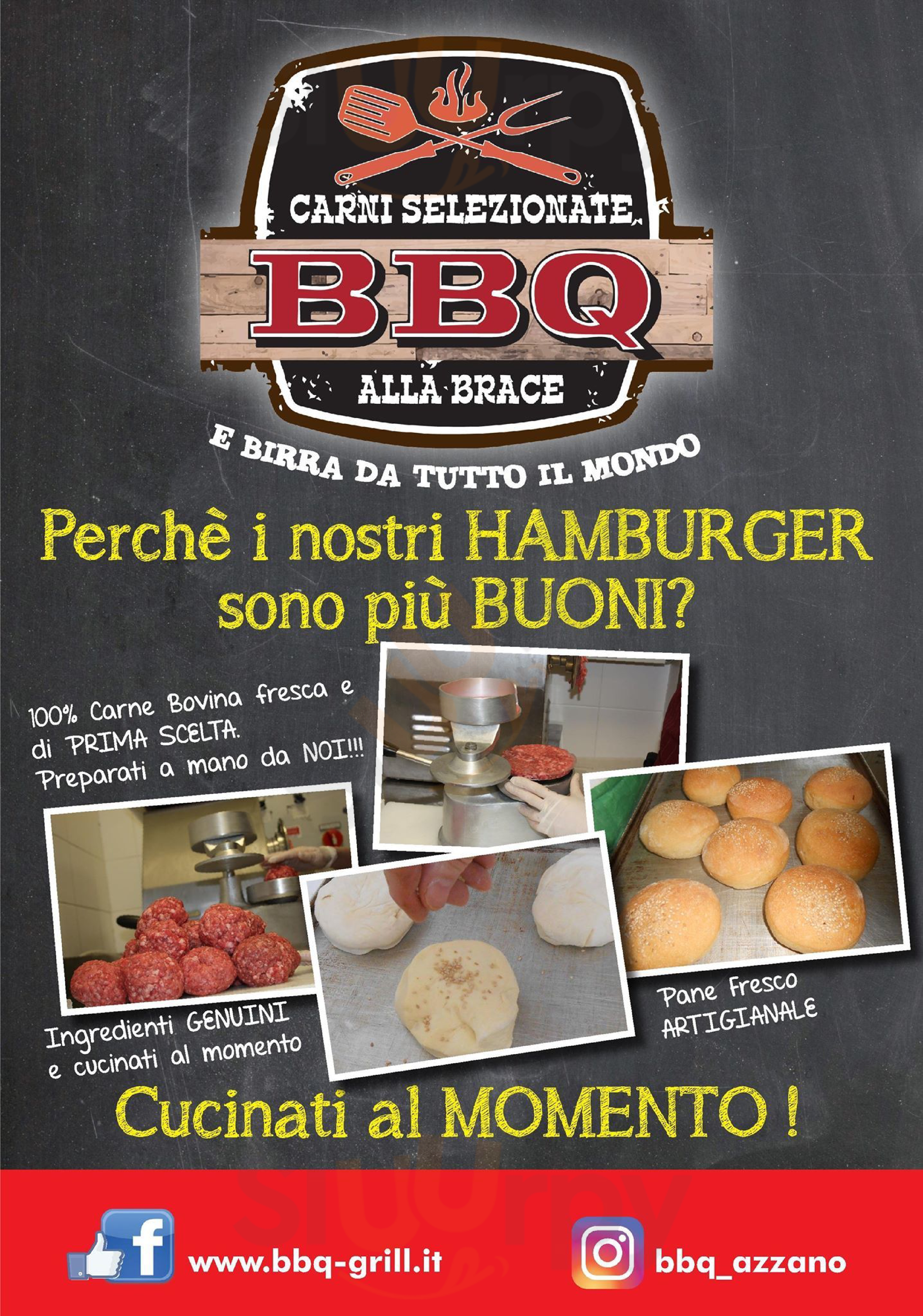 BBQ & Grill Azzano San Paolo menù 1 pagina