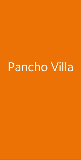 Pancho Villa, Milano