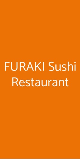 Furaki Sushi Restaurant, San Martino Siccomario