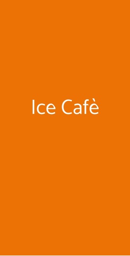 Ice Cafè, San Donato Milanese