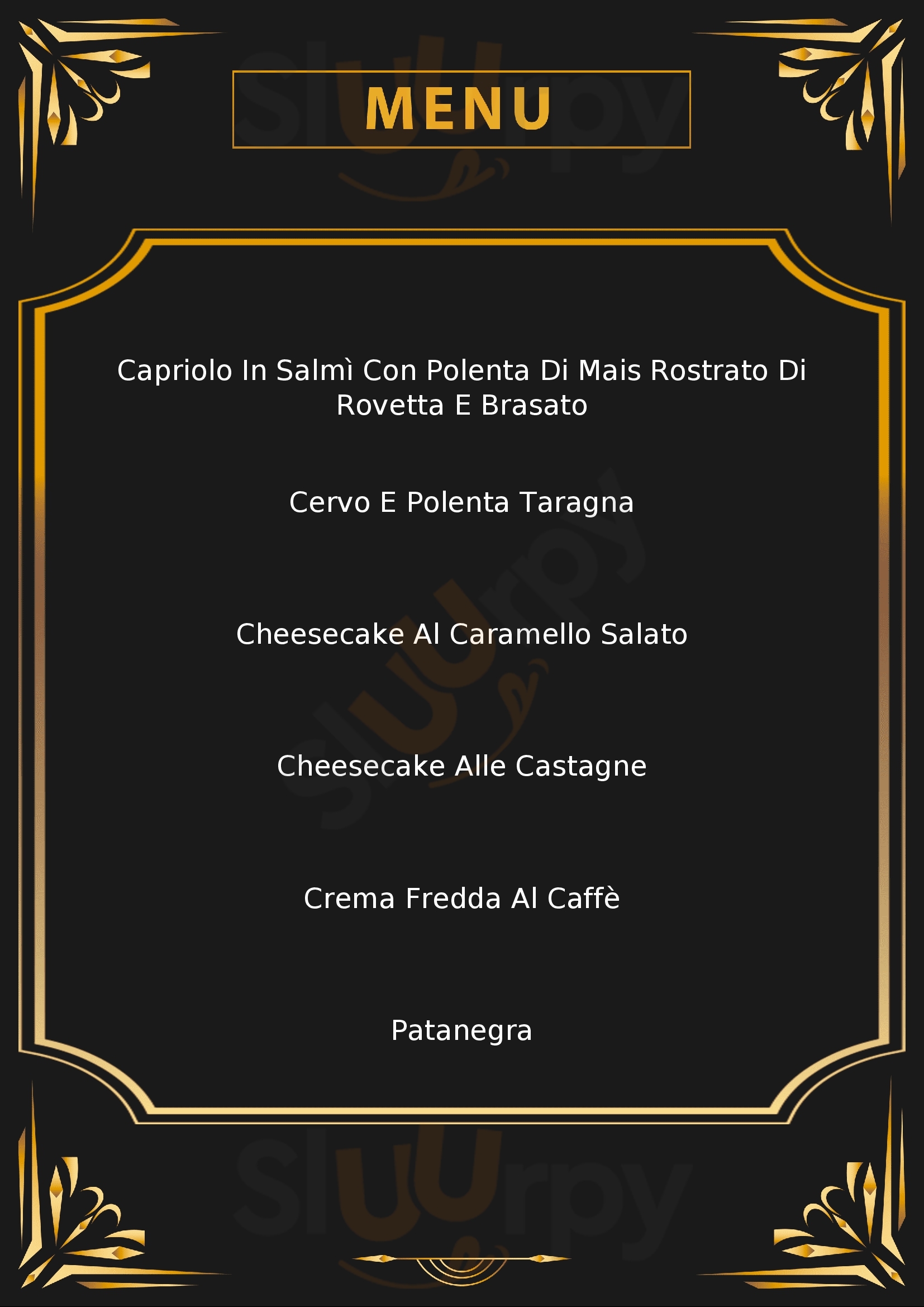 La Taverna Rottigni Serina menù 1 pagina