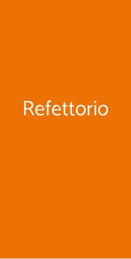 Refettorio, Milano