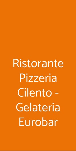 Ristorante Pizzeria Cilento - Gelateria Eurobar, Sirmione