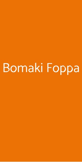 Bomaki Foppa, Milano