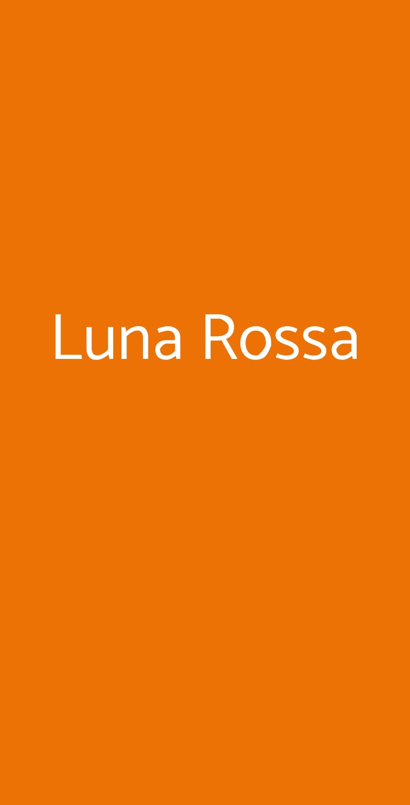 Luna Rossa Milano menù 1 pagina