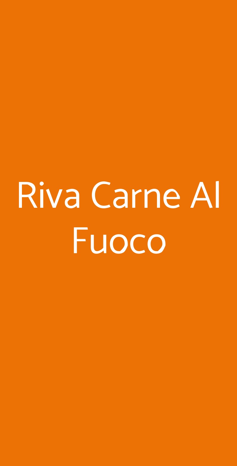 Riva Carne Al Fuoco Gardone Riviera menù 1 pagina