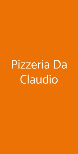 Pizzeria Da Claudio, Basiano