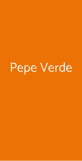 Pepe Verde, Milano