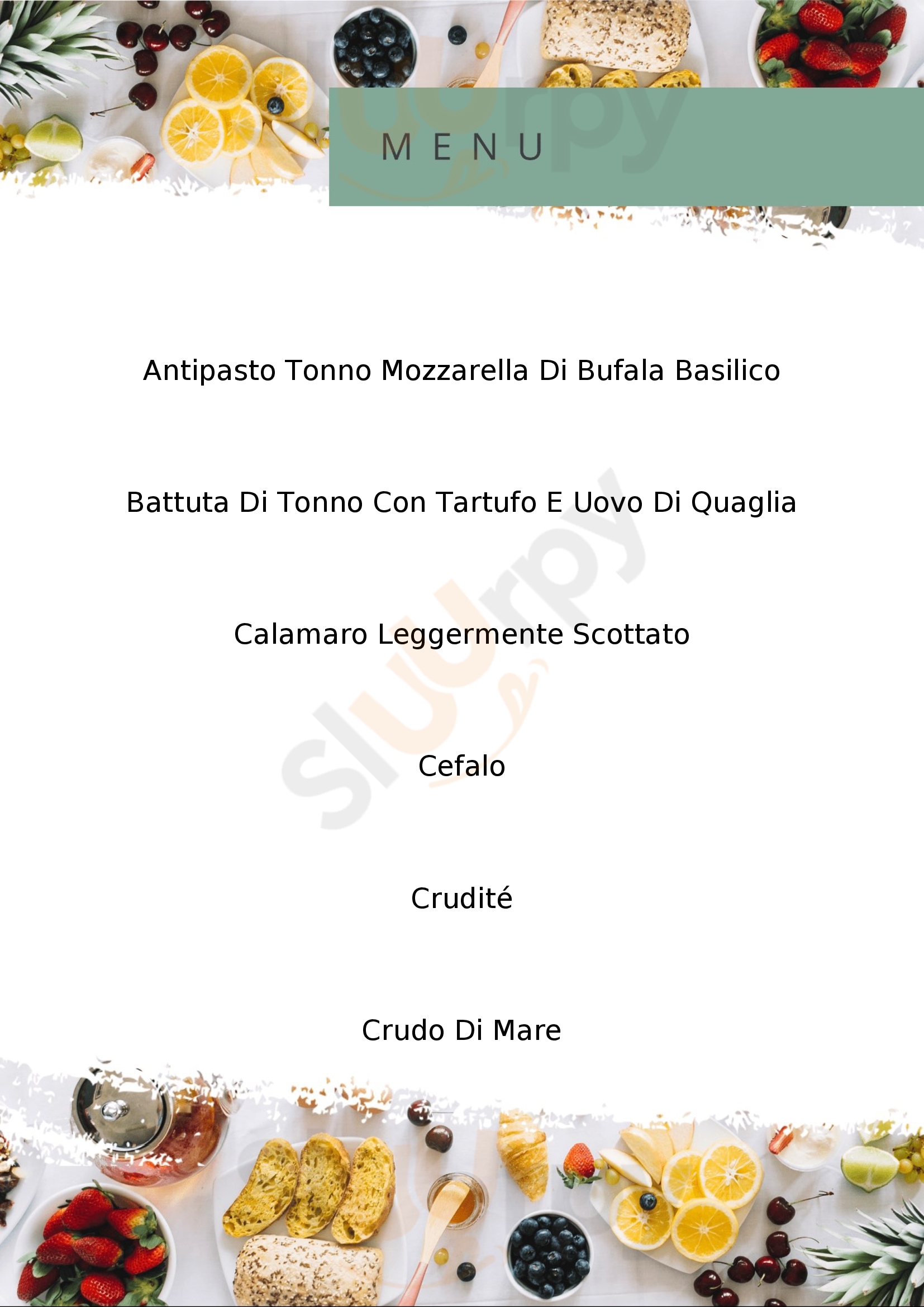 Lostricheria Bergamo menù 1 pagina