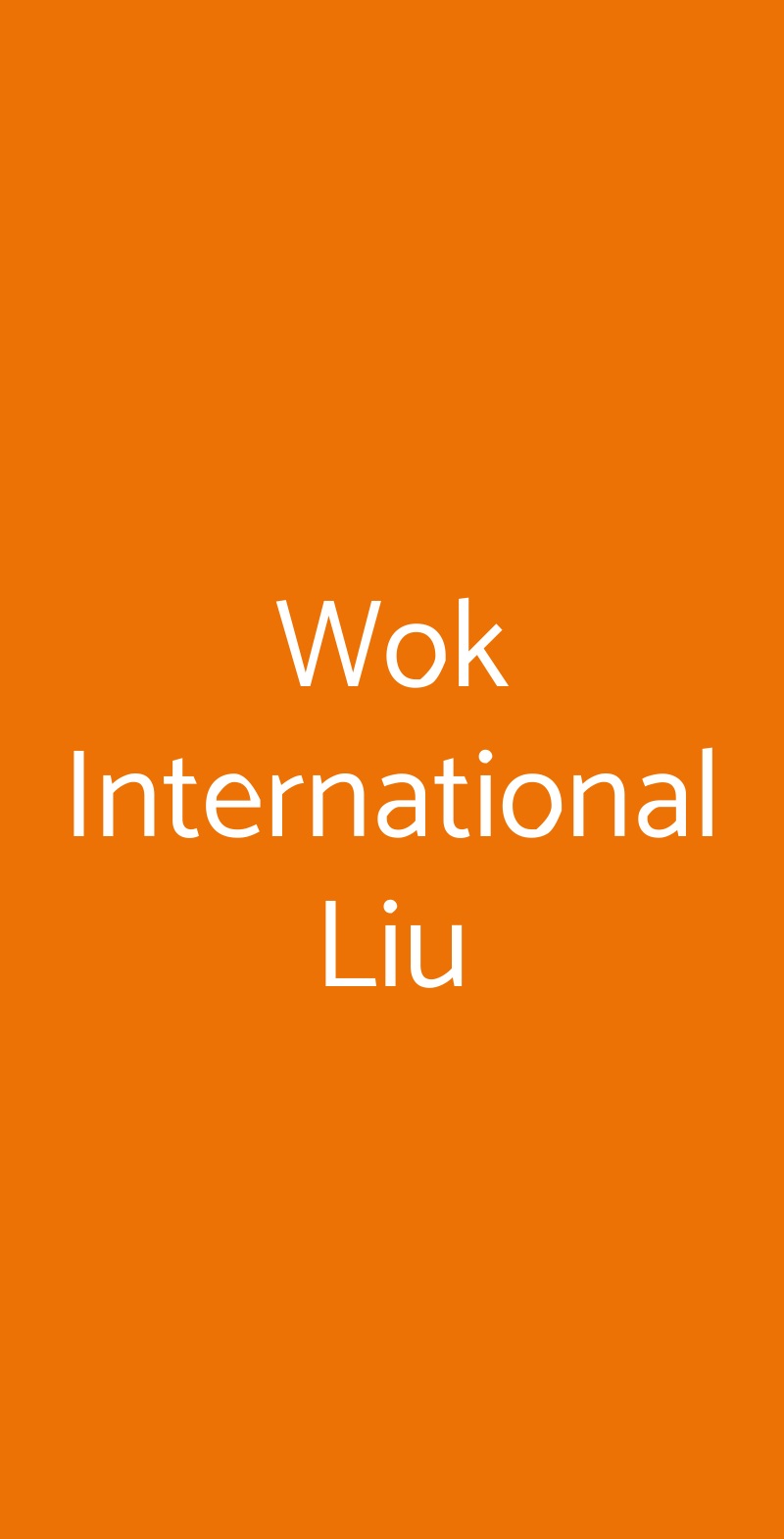 Wok International Liu San Vittore Olona menù 1 pagina
