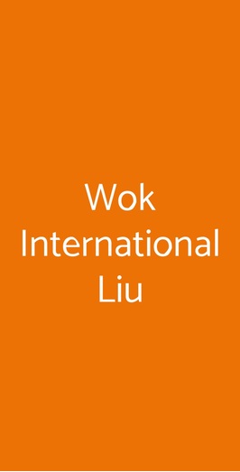 Wok International Liu, San Vittore Olona