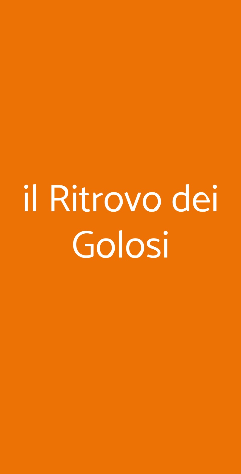 il Ritrovo dei Golosi Lonate Pozzolo menù 1 pagina