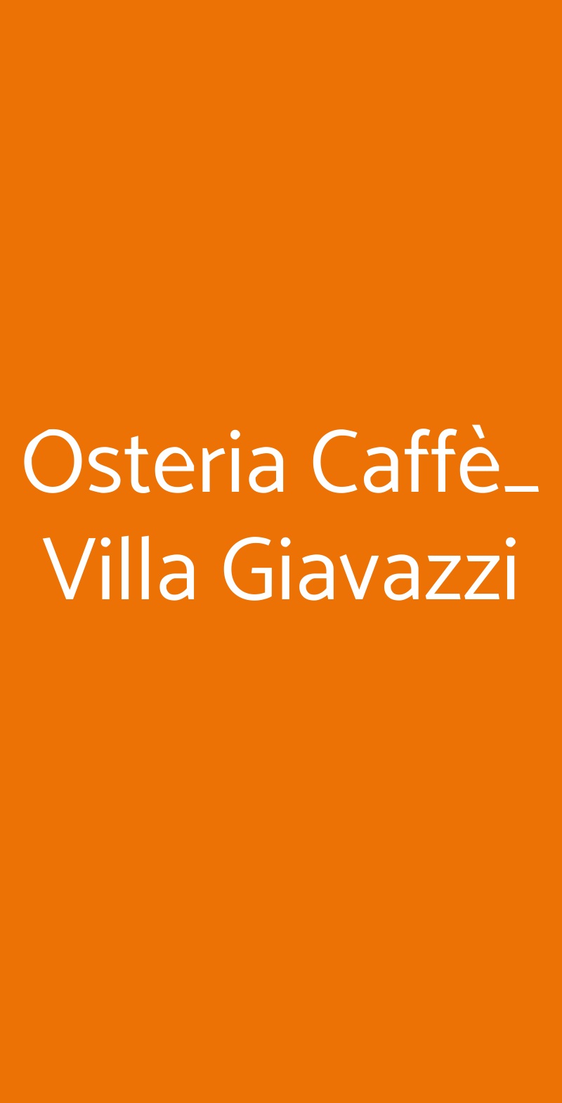 Osteria Caffè_ Villa Giavazzi Verdello menù 1 pagina