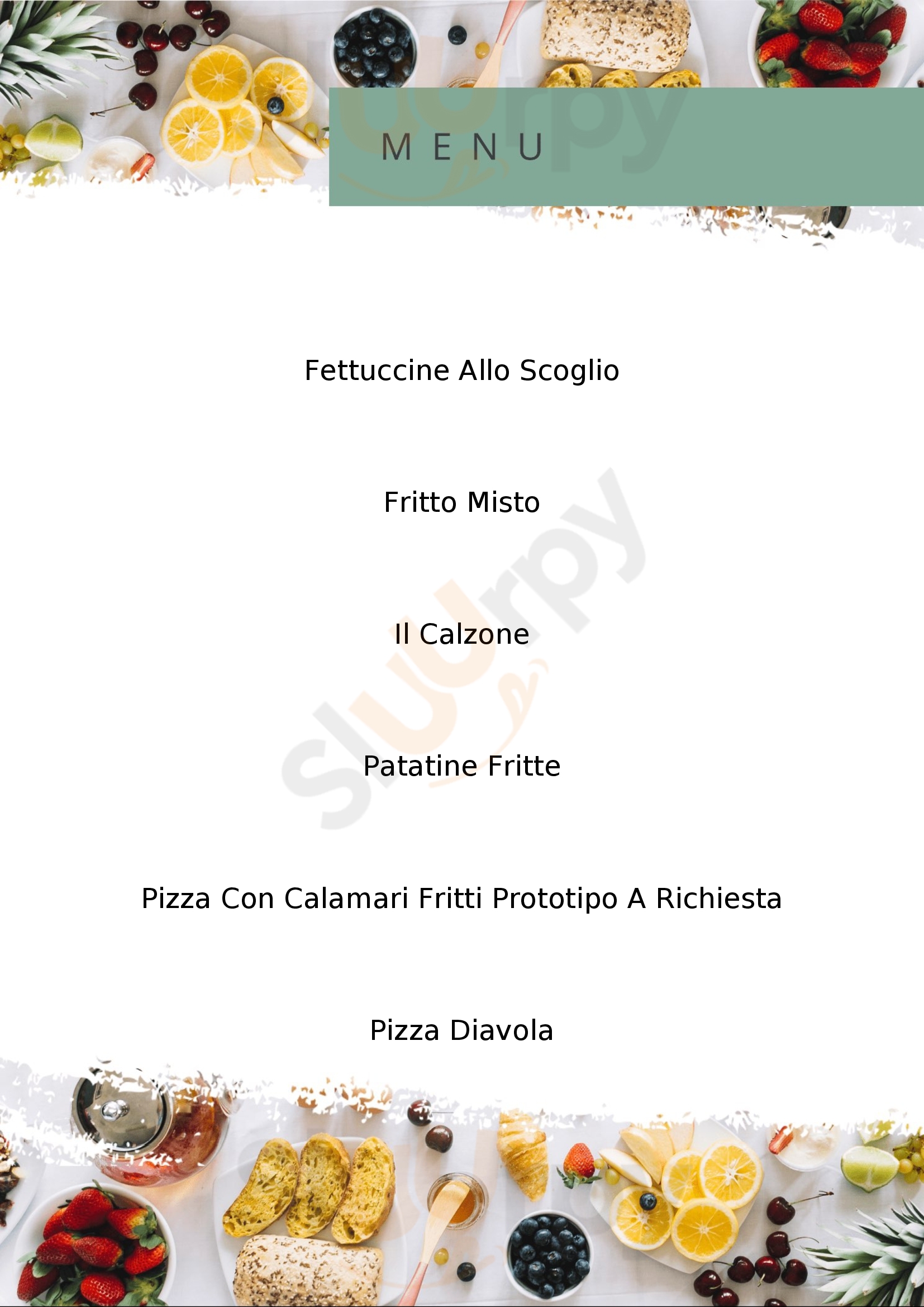 Ristorante Pizzeria Amici Della Pizza Da Angelo Vigevano menù 1 pagina