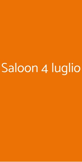 Saloon 4 Luglio, Cesano Boscone