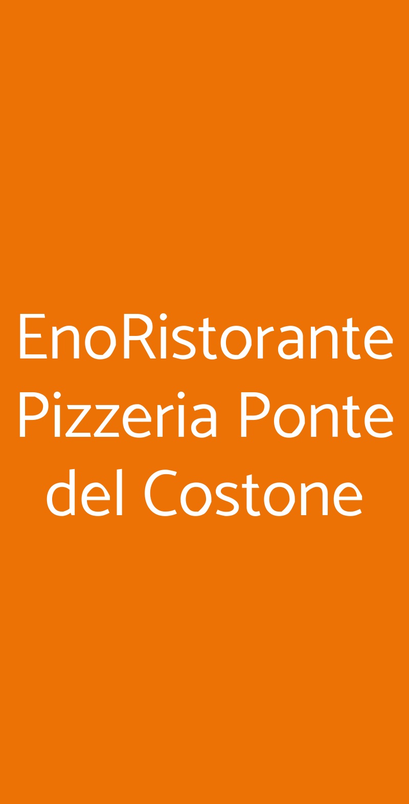 EnoRistorante Pizzeria Ponte del Costone Casnigo menù 1 pagina