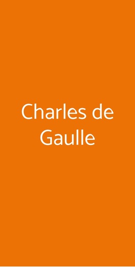 Charles De Gaulle, Napoli