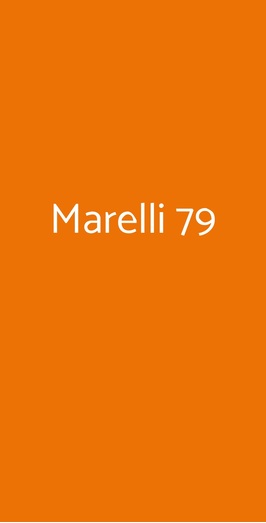 Marelli 79, Sesto San Giovanni
