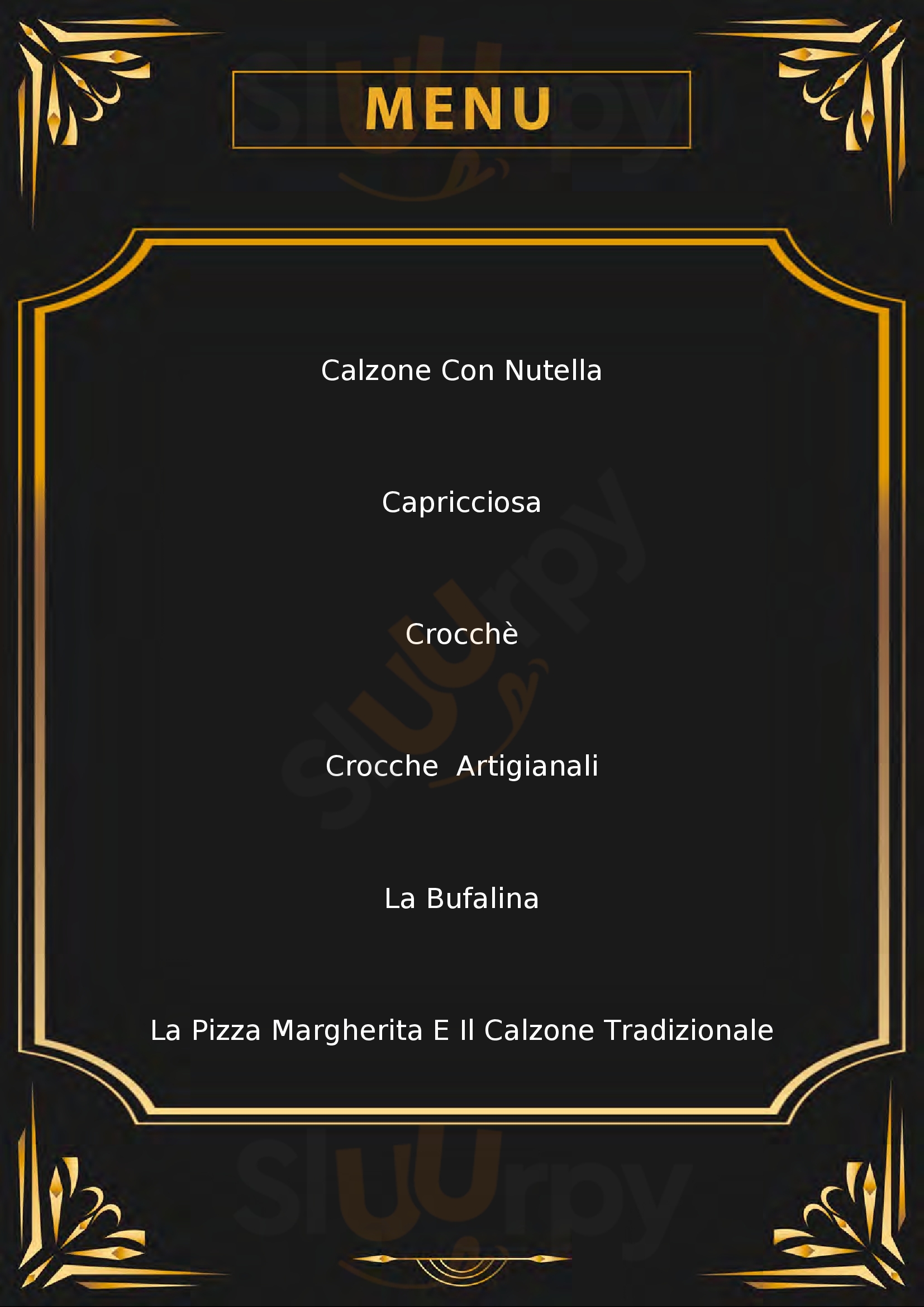 Anima e Pizza Trasaella Sant'Agnello menù 1 pagina