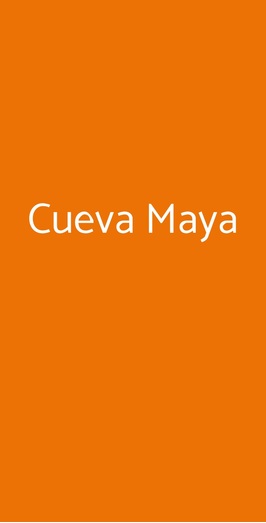 Cueva Maya, Milano