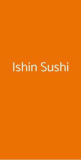 Ishin Sushi, Milano