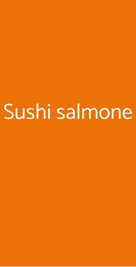 Sushi Salmone, Cinisello Balsamo