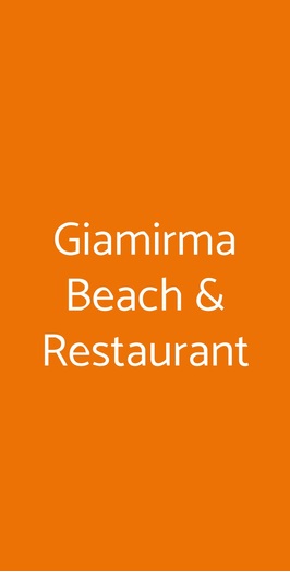 Giamirma Beach & Restaurant, Potenza Picena