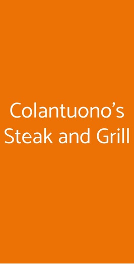 Colantuono's Steak And Grill, Napoli