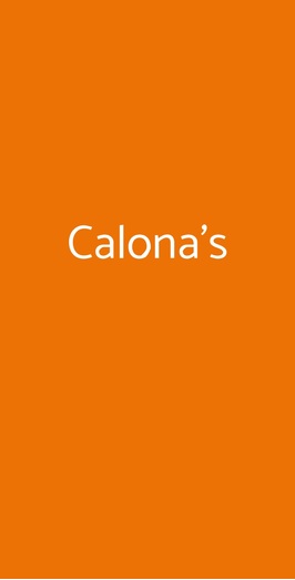 Calona's, San Benedetto Del Tronto