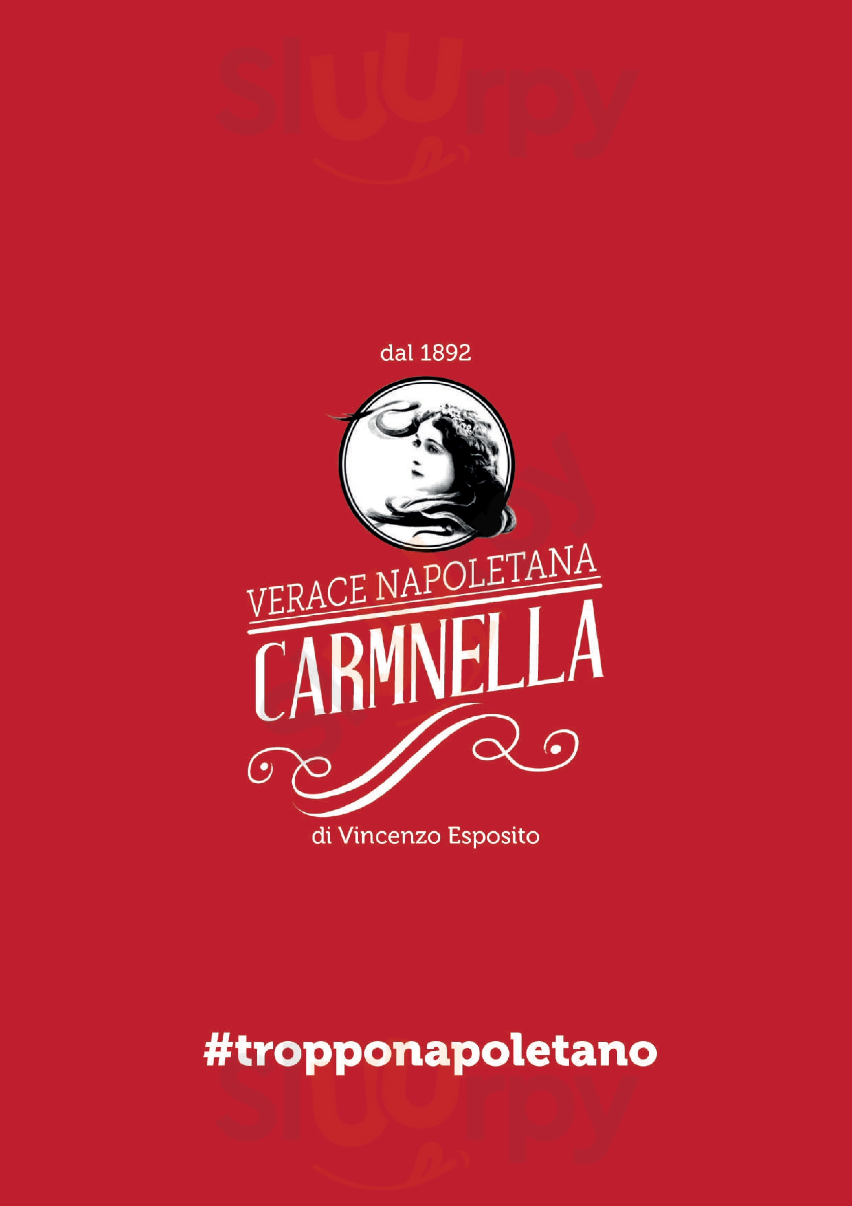 Carmnella Napoli menù 1 pagina