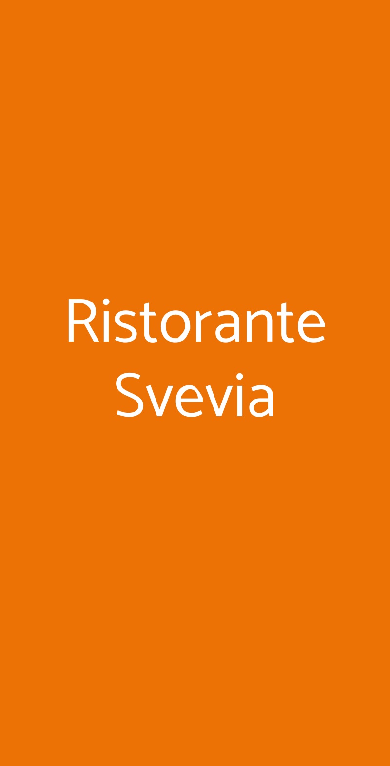 Ristorante Svevia Termoli menù 1 pagina