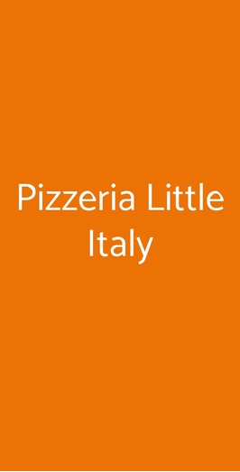 Pizzeria Little Italy, Campobasso