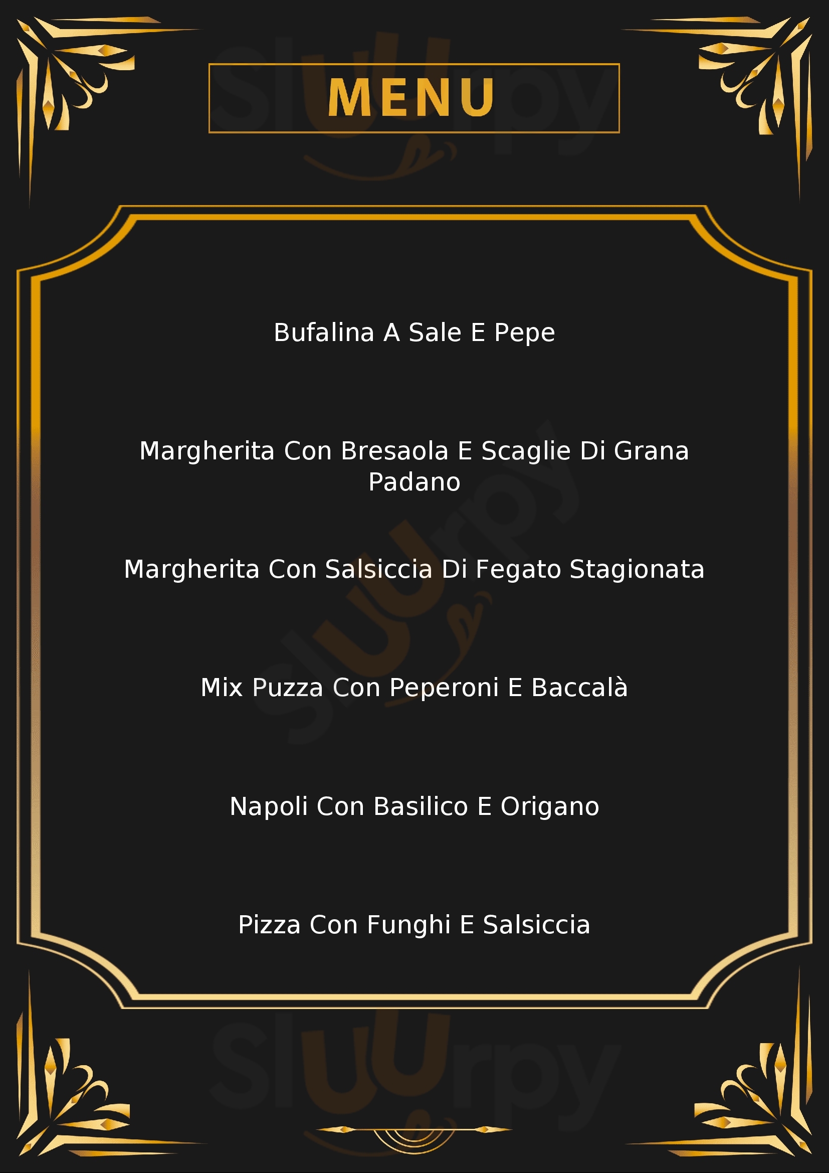 Pizzeria Sale e Pepe Mafalda menù 1 pagina