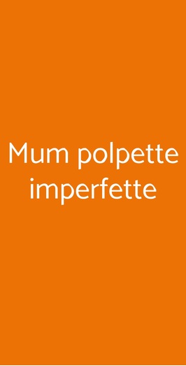 Mum Polpette Imperfette, Torino