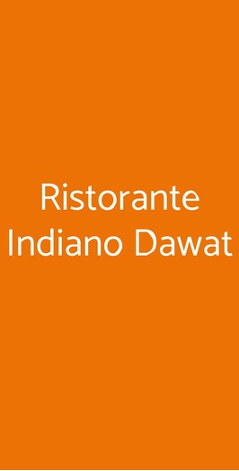 Ristorante Indiano Dawat, Torino