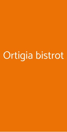 Ortigia Bistrot