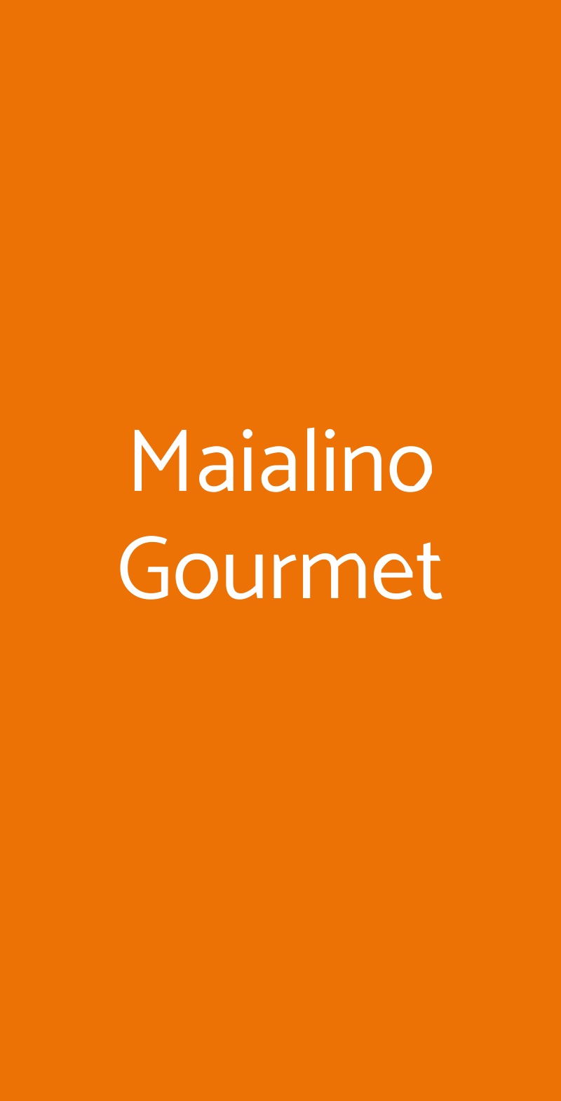 Maialino Gourmet Torino menù 1 pagina