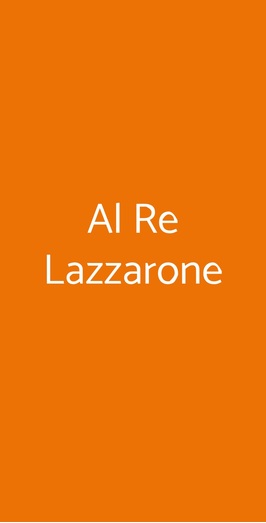 Al Re Lazzarone, Monza