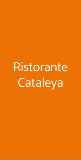 Ristorante Cataleya, Torino