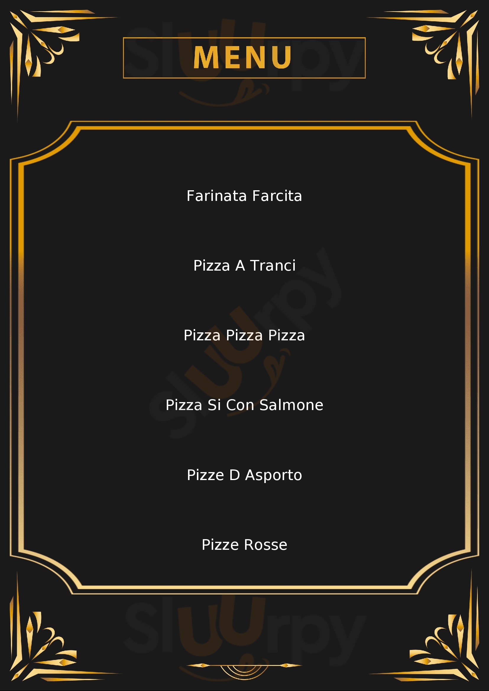 Pizza Si Pinerolo menù 1 pagina
