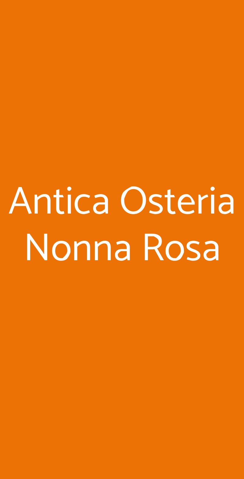 Antica Osteria Nonna Rosa Vico Equense menù 1 pagina