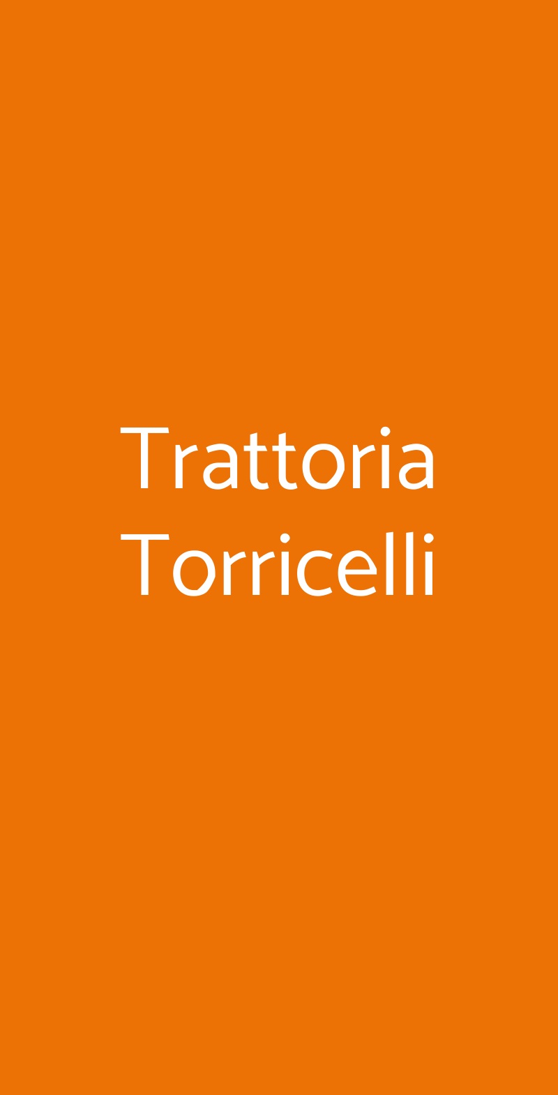 Trattoria Torricelli Torino menù 1 pagina